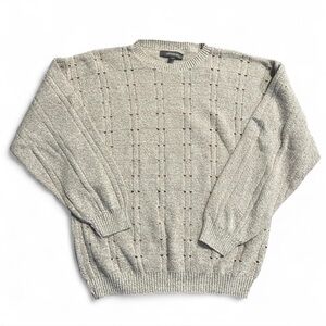 Croft & Barrow Men's Cream Crewneck Sweater